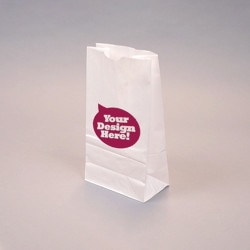 Custom-Printed White Kraft 6-lb Bag